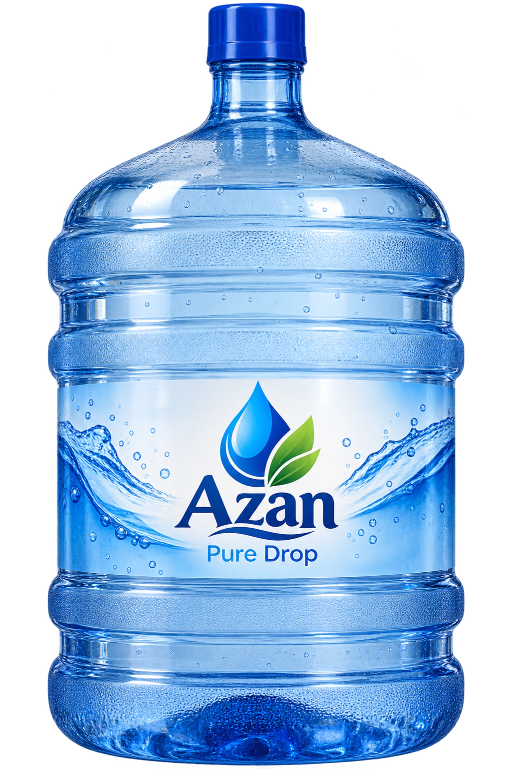 Illustrative Azan Pure Drop 19 litre bottle